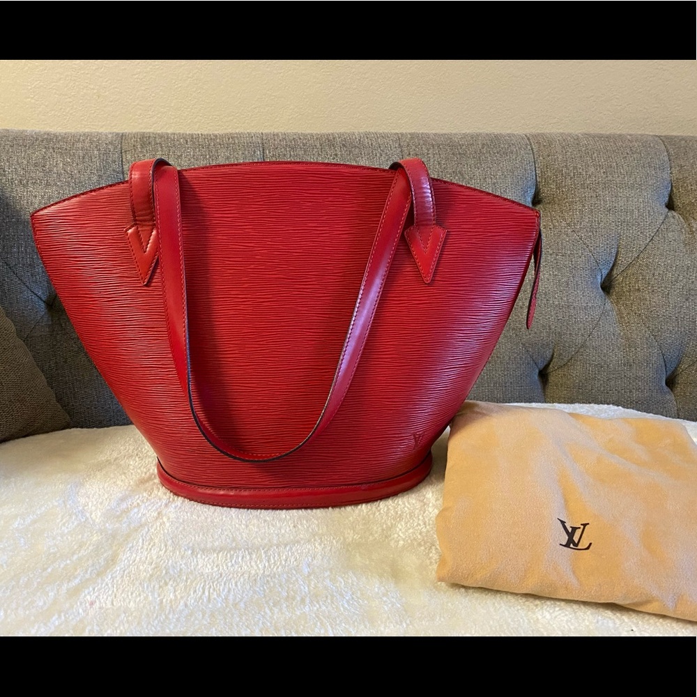 Louis Vuitton Epi Red St. Jacques